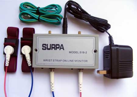 雙工位手腕帶在線監視儀