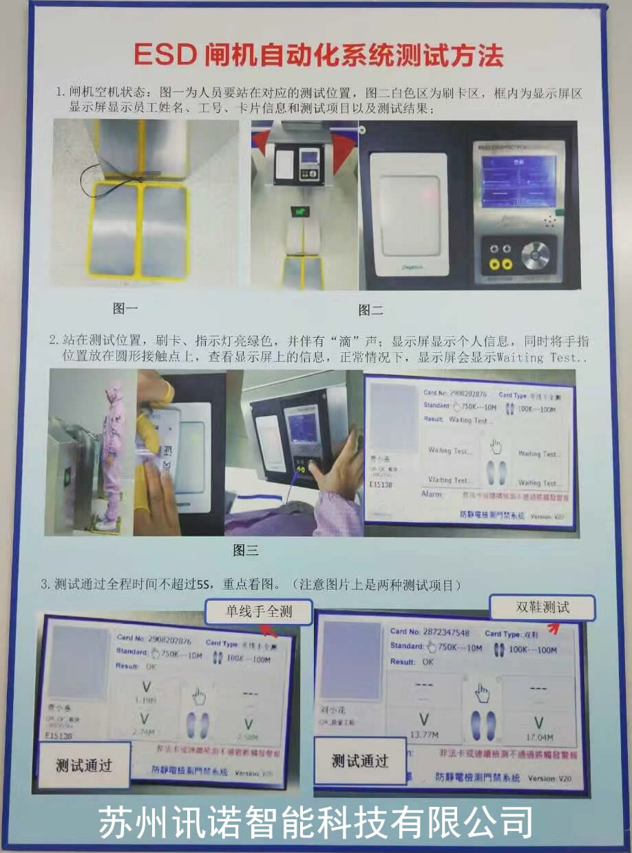 數顯型ESD門禁(大屏)_ESD防靜電門禁系統
